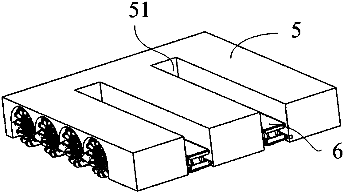 Telescopic arm used for conveying device