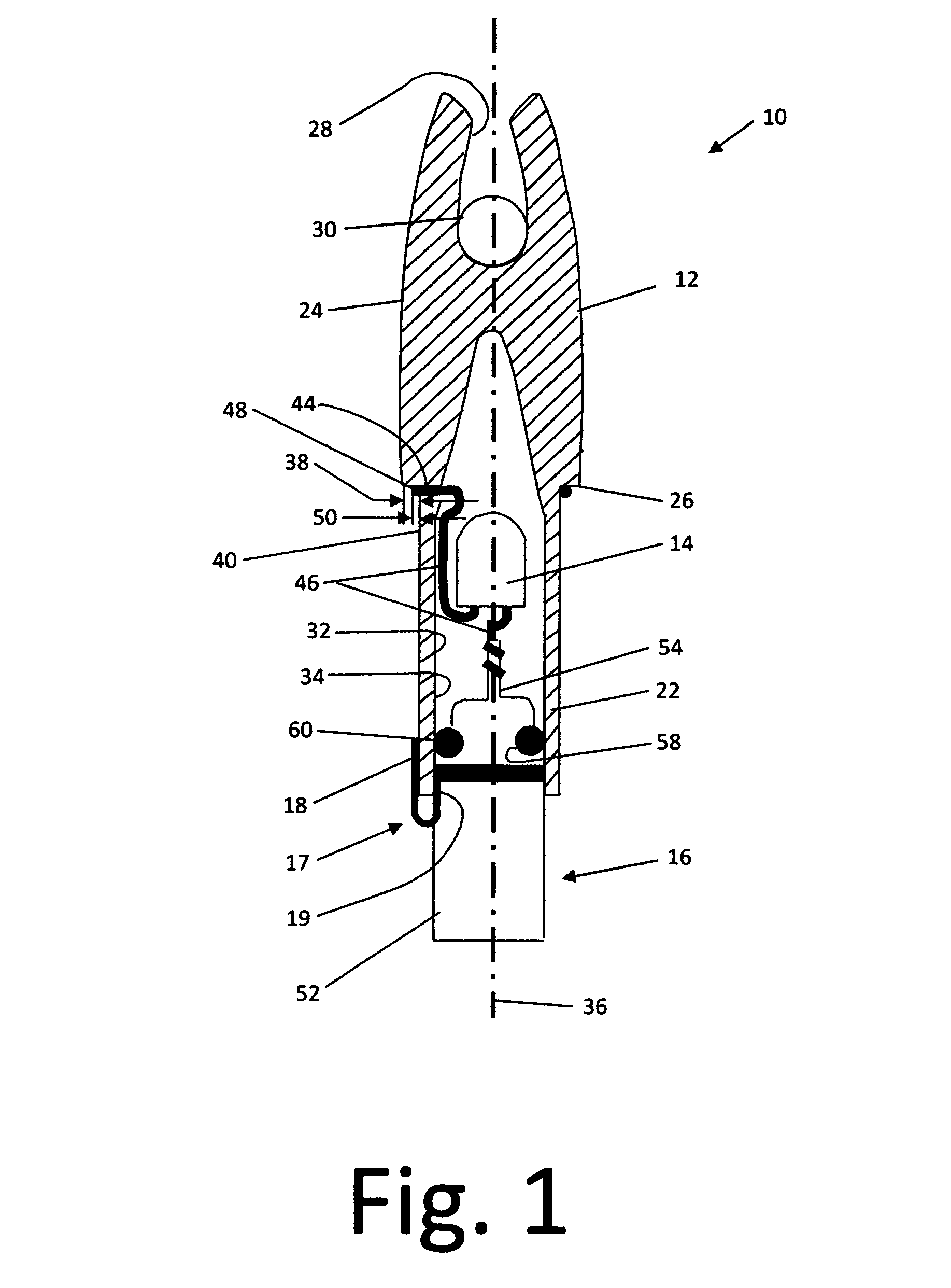 Arrow switched lighted arrow nock assembly