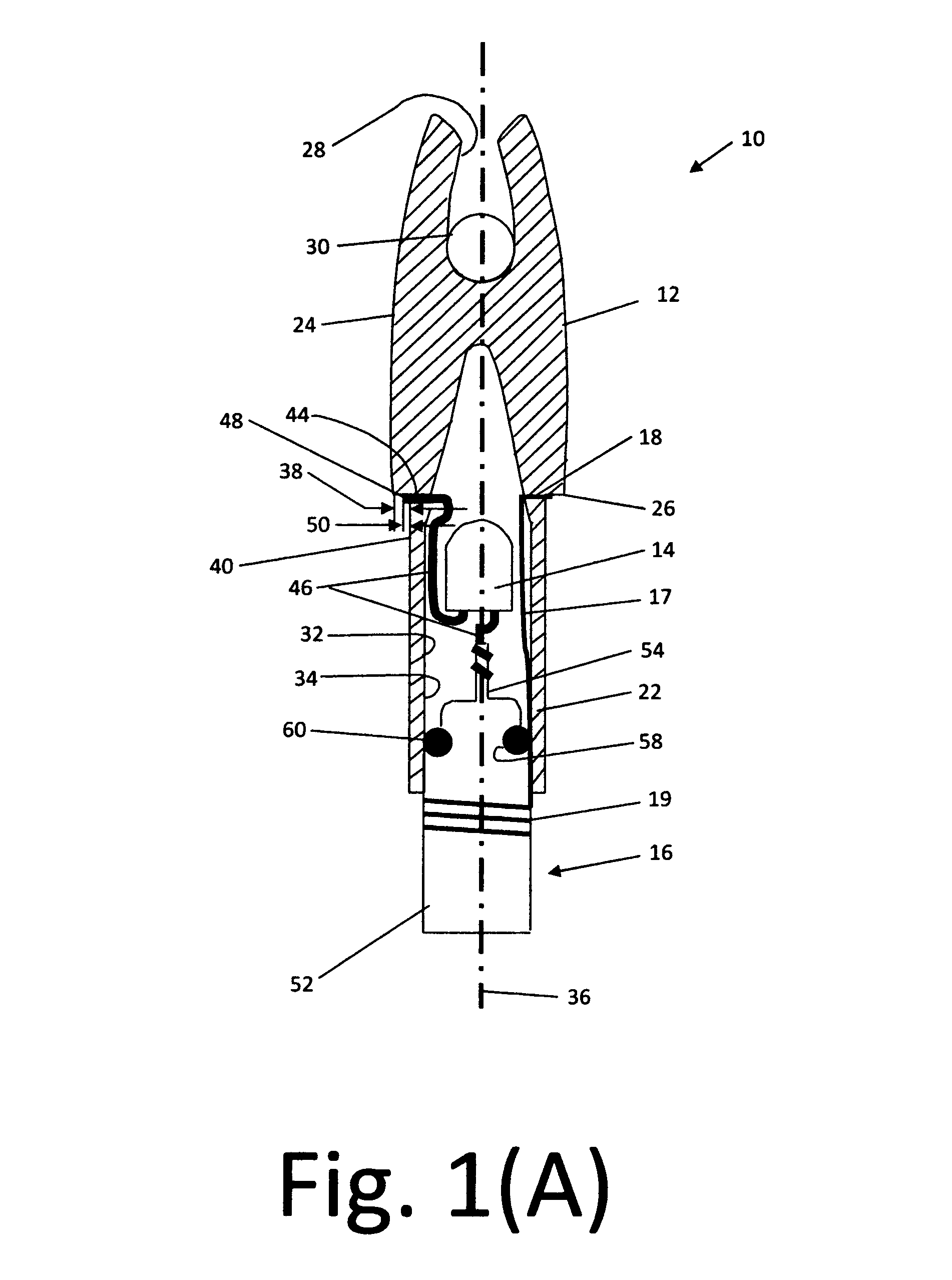 Arrow switched lighted arrow nock assembly