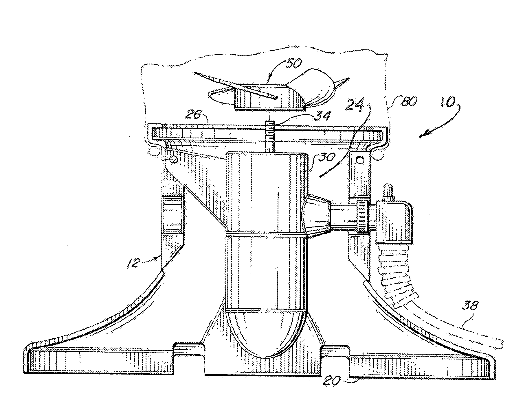 Power switch for motorized pool vacuum