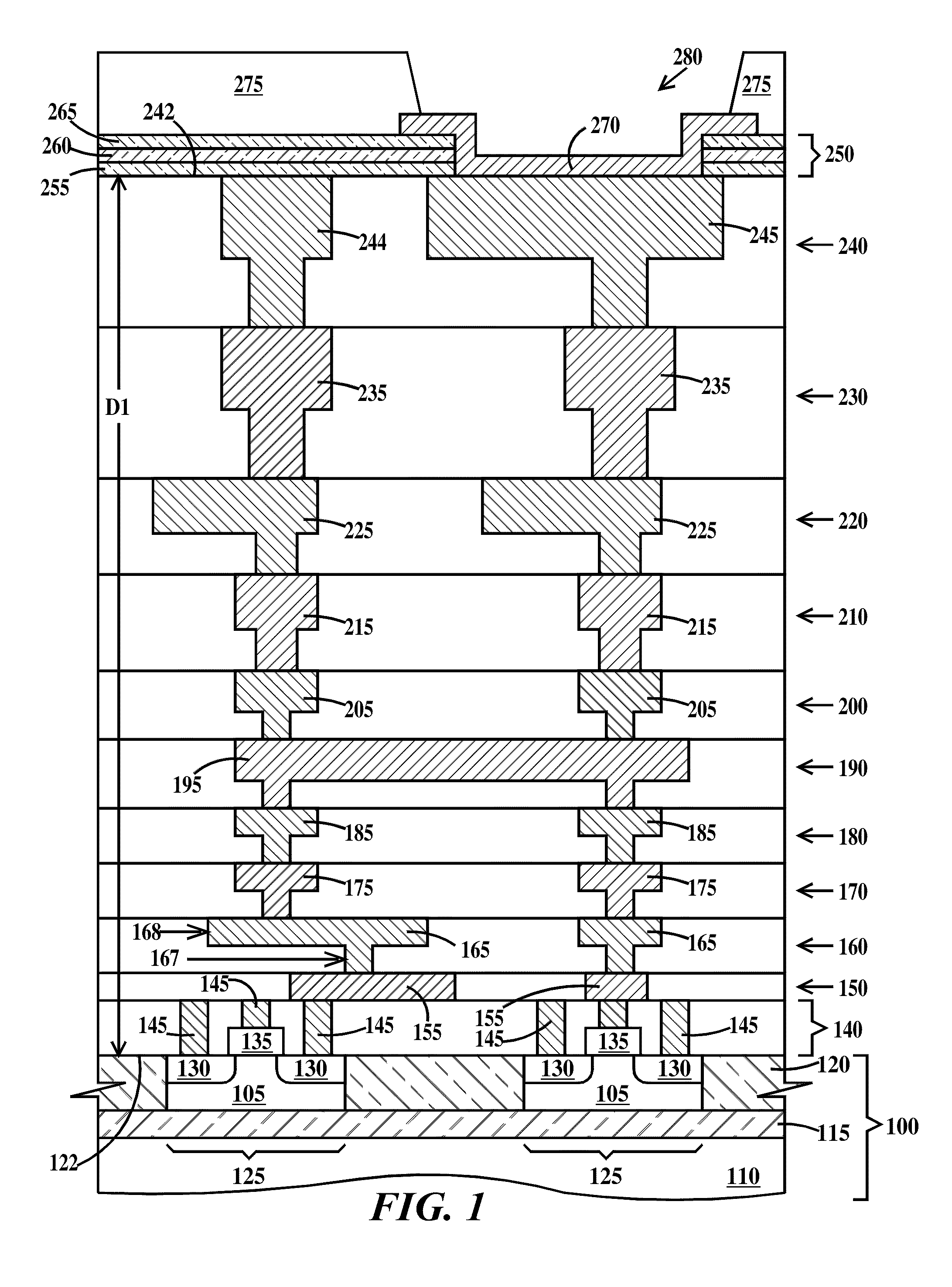 Alpha particle blocking wire structure and method fabricating same