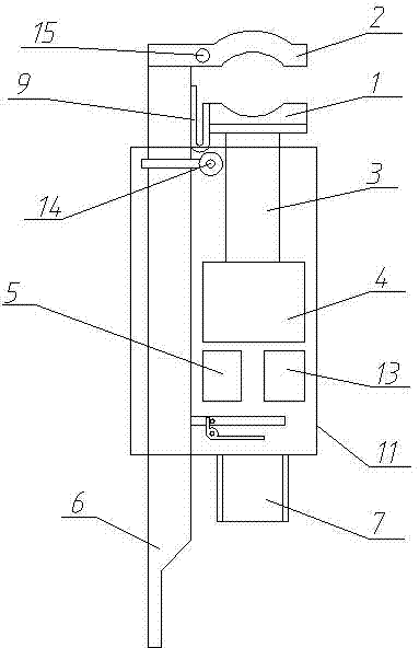 Distribution network live work drainage device based on remote control