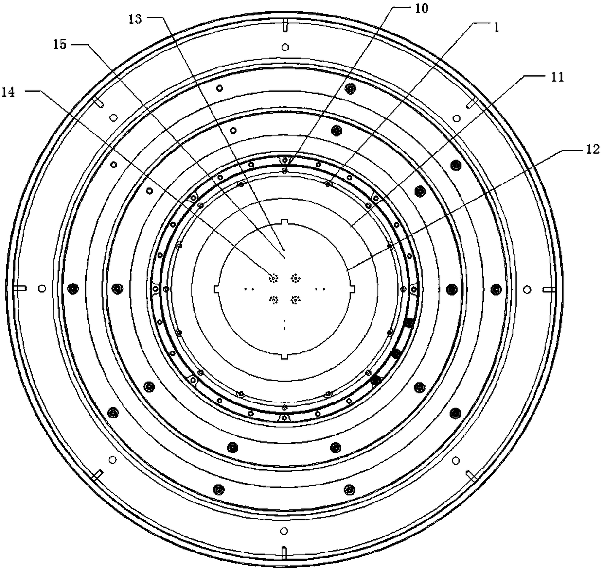 A dual broadband dual circular polarization measuring antenna