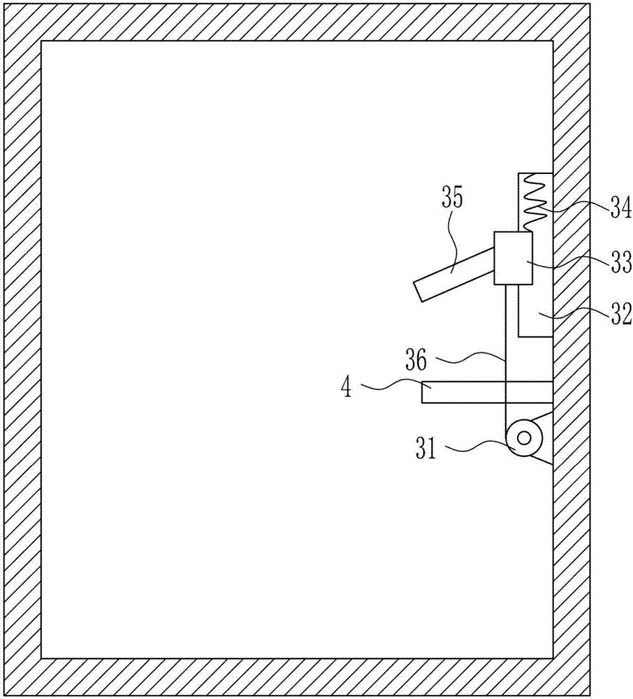 Quick cleaning device for testing equipment