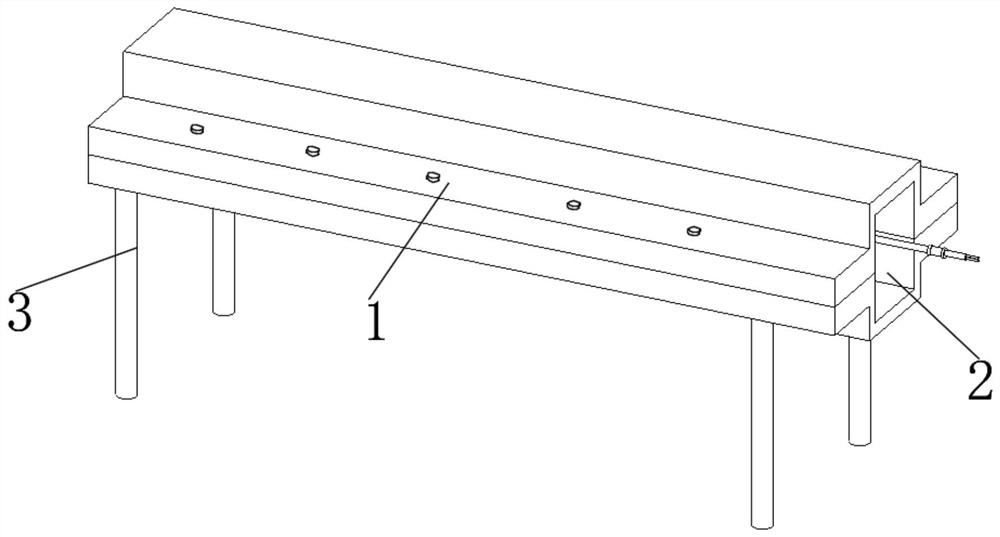 Sand blasting and rust removing production line for inner wall of copper pipe