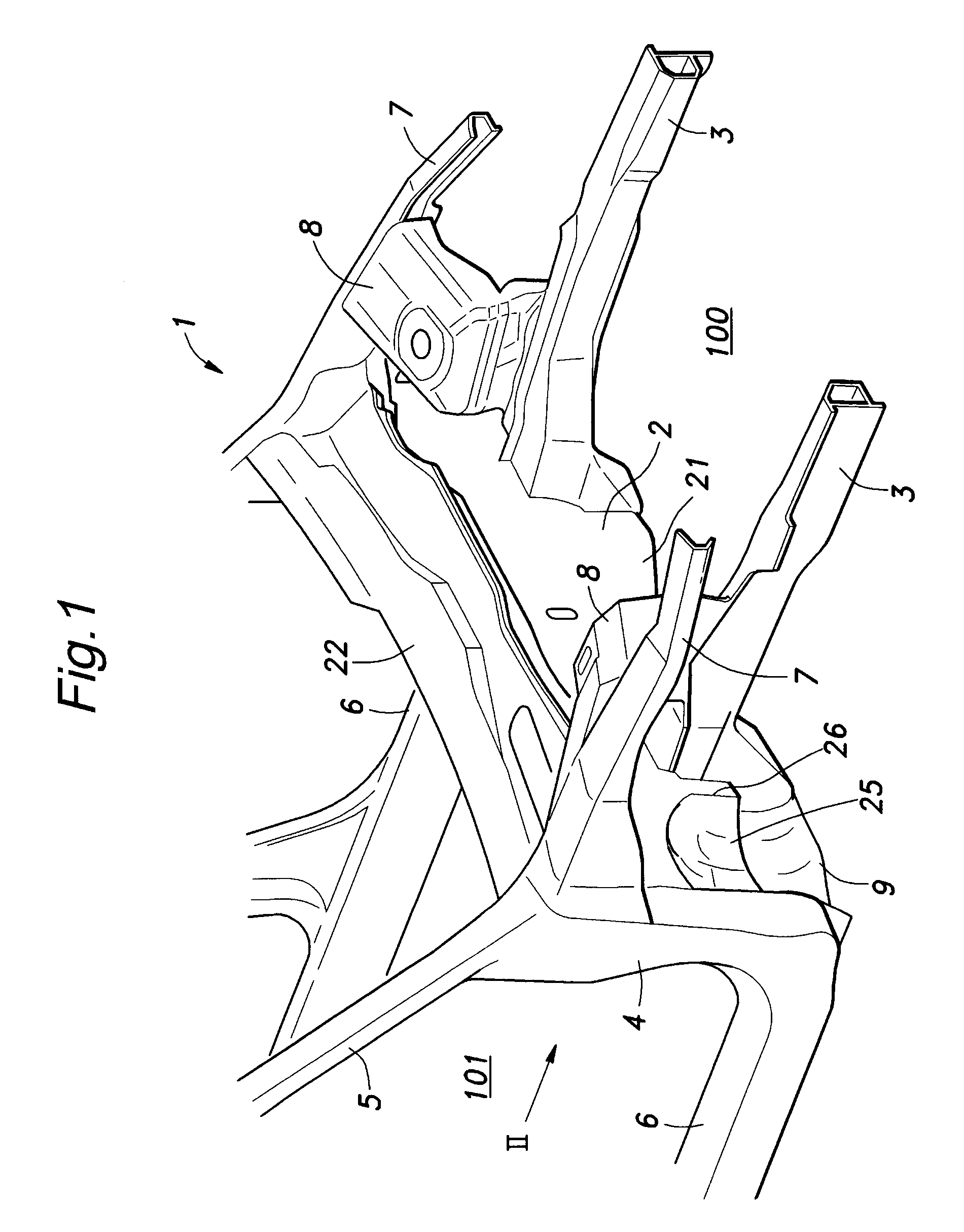 Automotive vehicle body structure