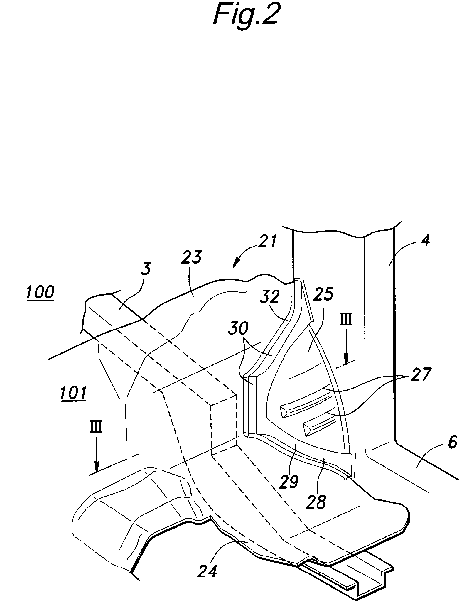 Automotive vehicle body structure