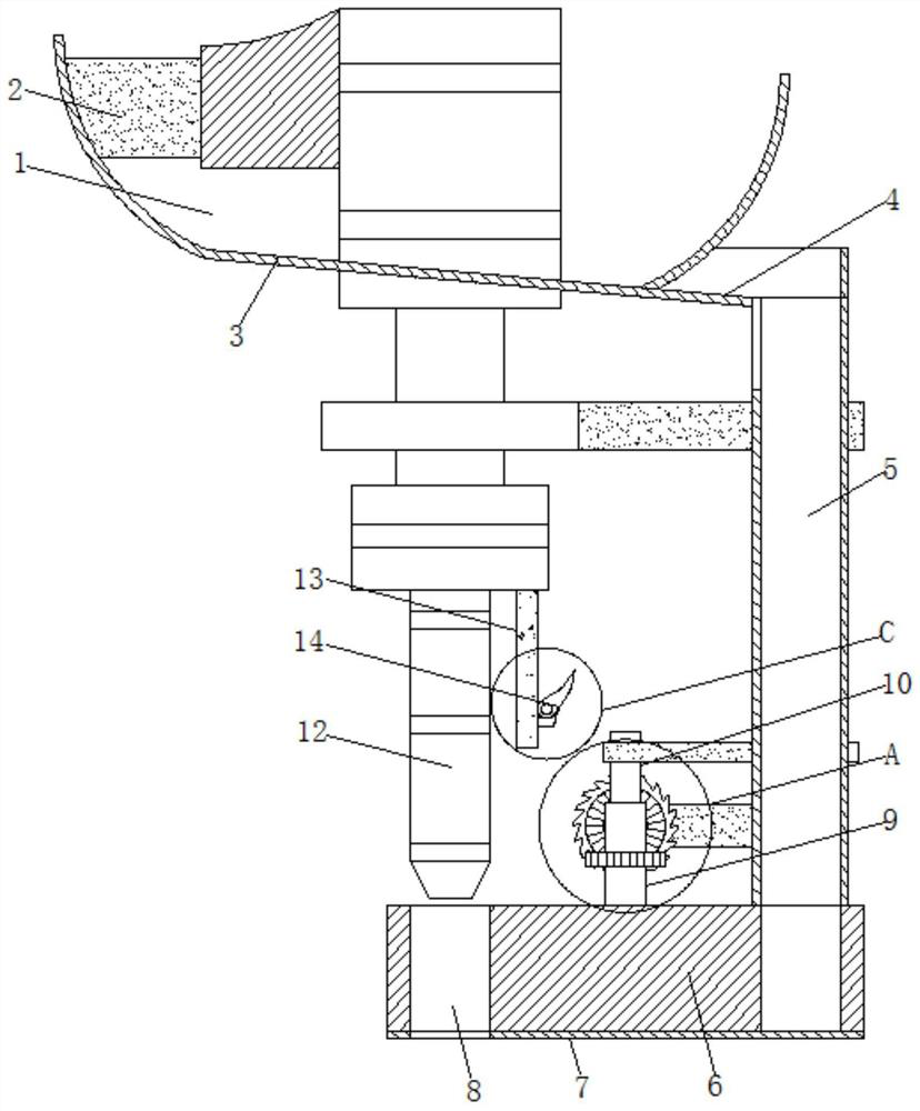 A screw feeding mechanism for computer display rear shell assembly