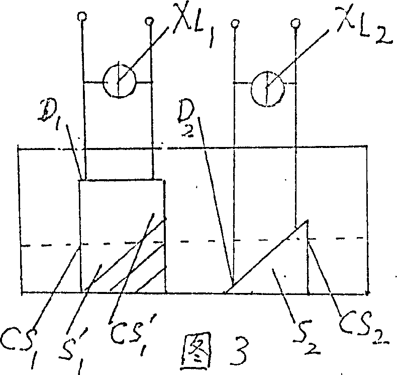 Electric capacity level meter