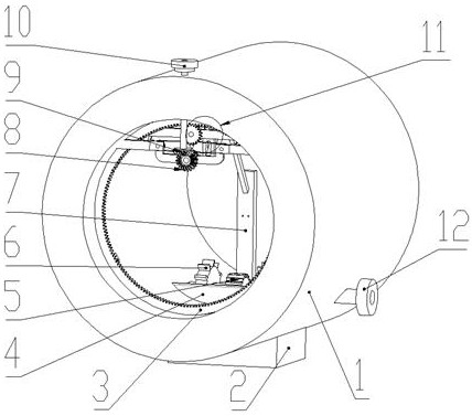 A device for reducing oil pressure in pipeline