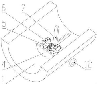 A device for reducing oil pressure in pipeline