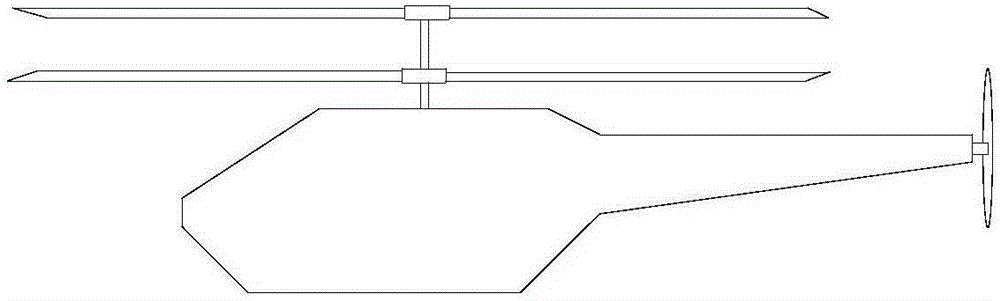 Combined coaxial unmanned helicopter