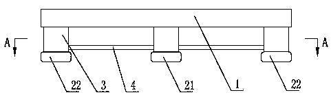 Three-floating-body type semi-submersible platform