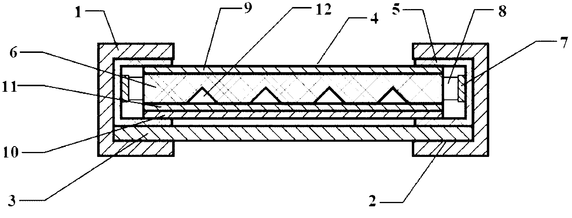 High lighting-effect low power-consumption light-emitting diode (LED) area light source initiative-passive light-emitting alarm device