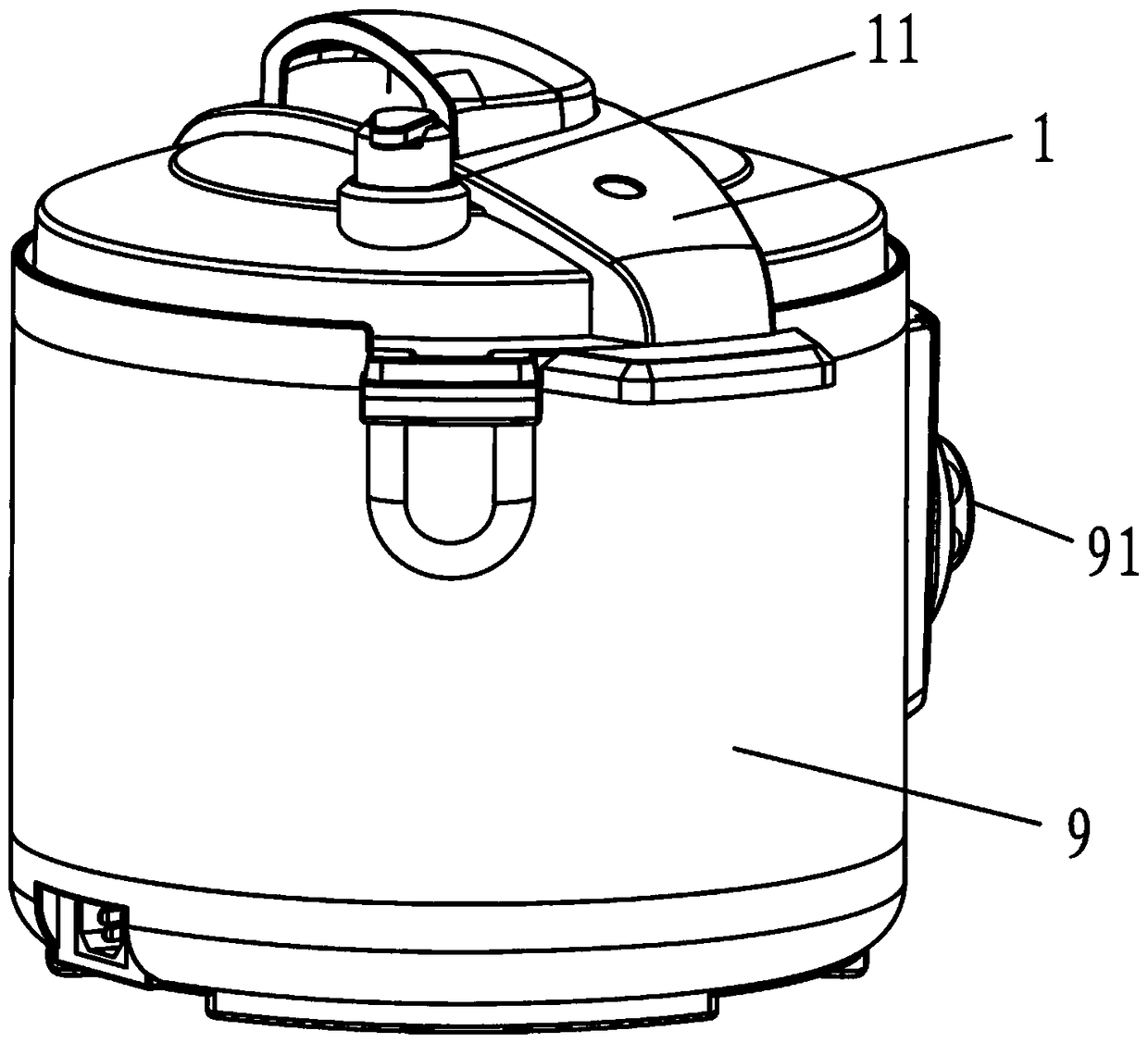 Steam cooker with water storage box