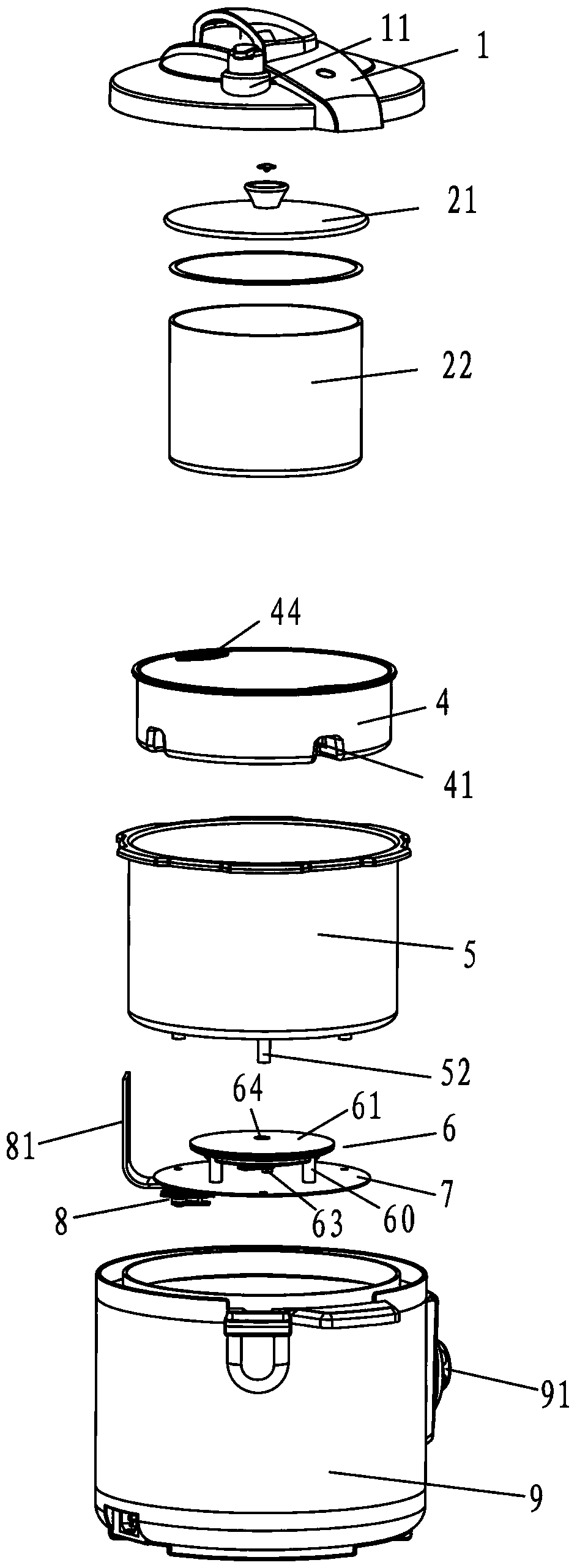 Steam cooker with water storage box