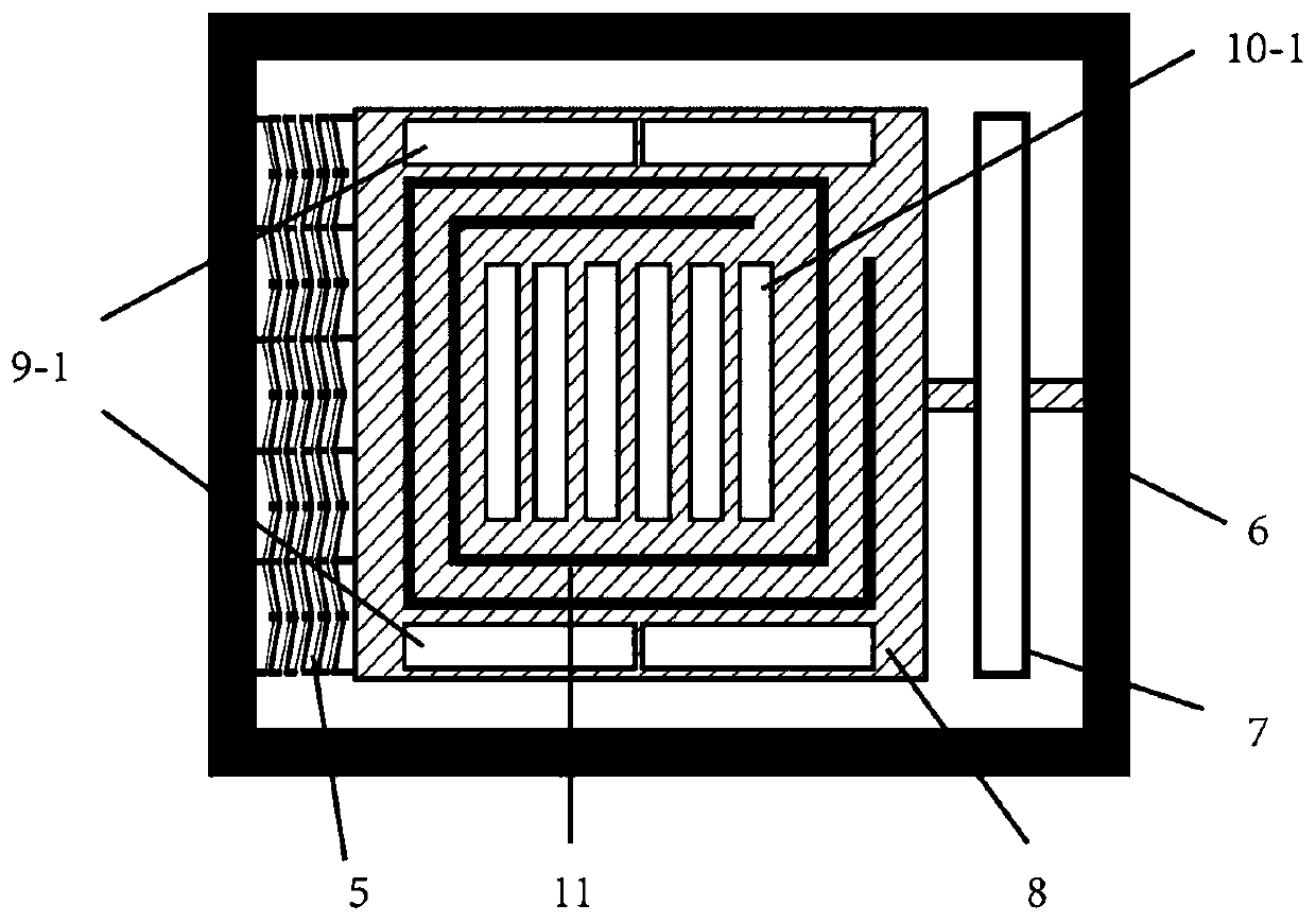 An acceleration-sensitive mechanism based on mechanical metamaterials and a composite-sensitivity micromachined accelerometer