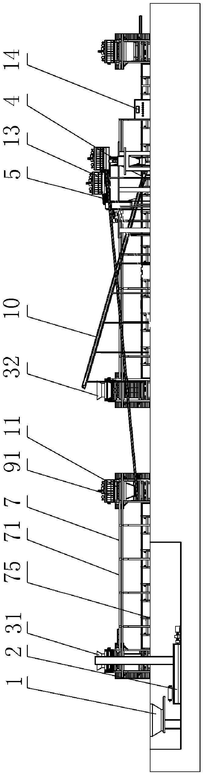 Tray type organic material three-dimensional fermentation system and fermentation method thereof