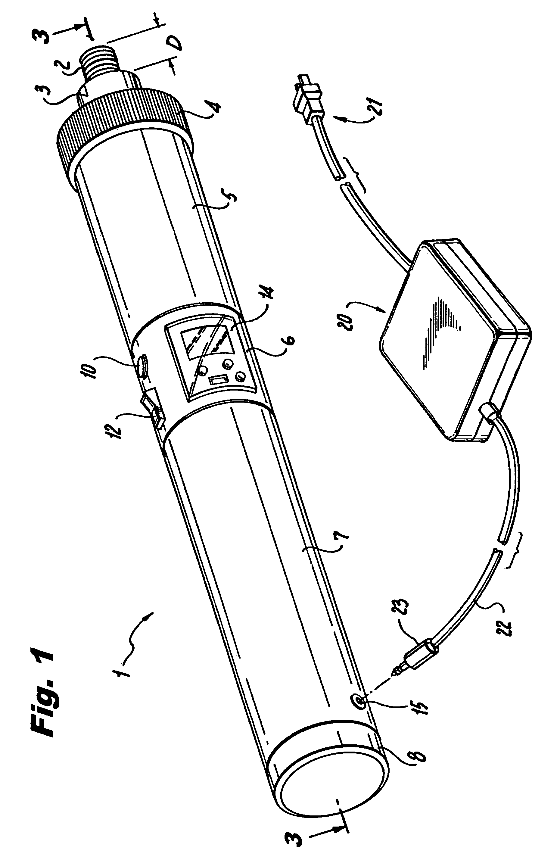 Compact ergonomic thread inspection tool