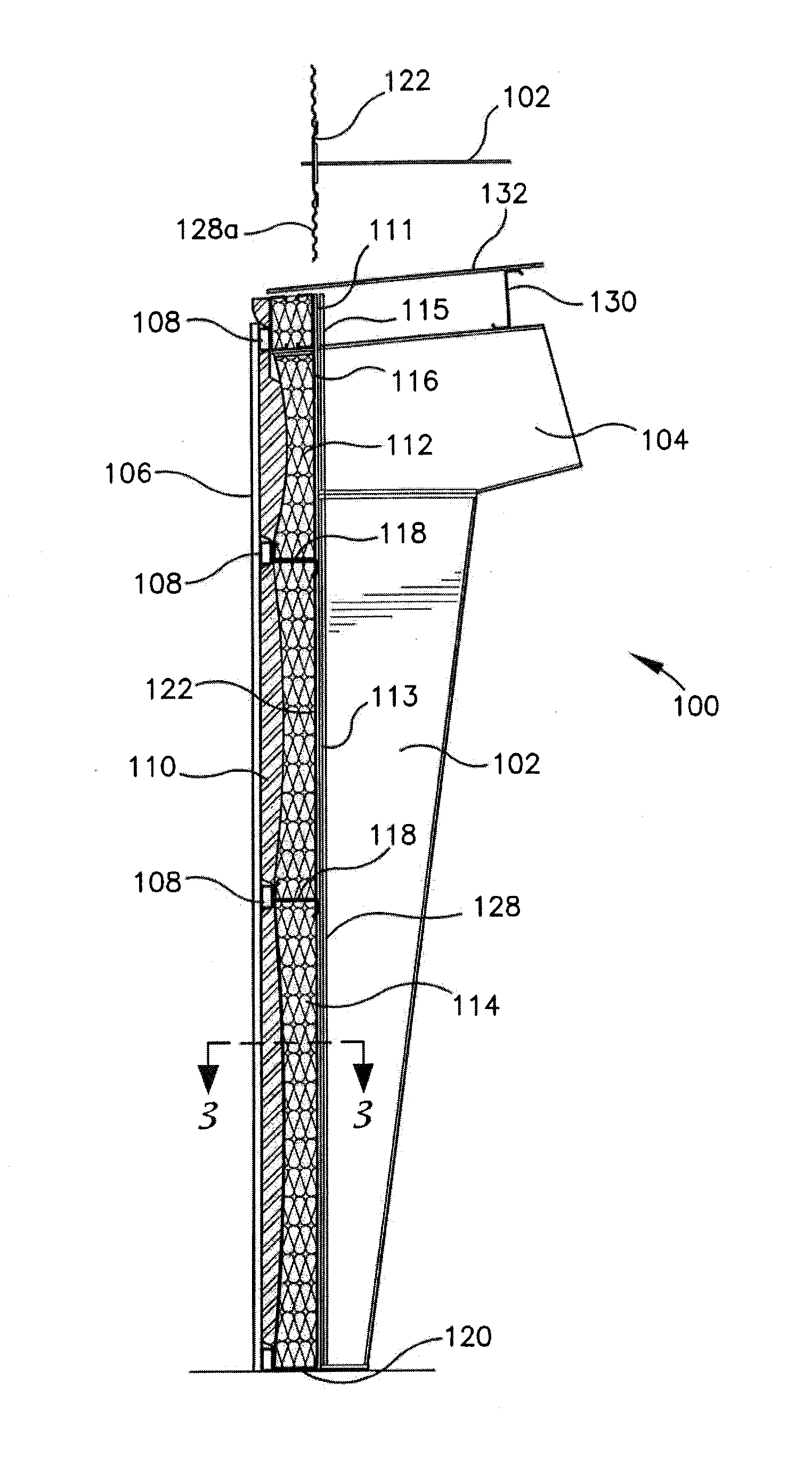 Wall System With Vapor Barrier Securement