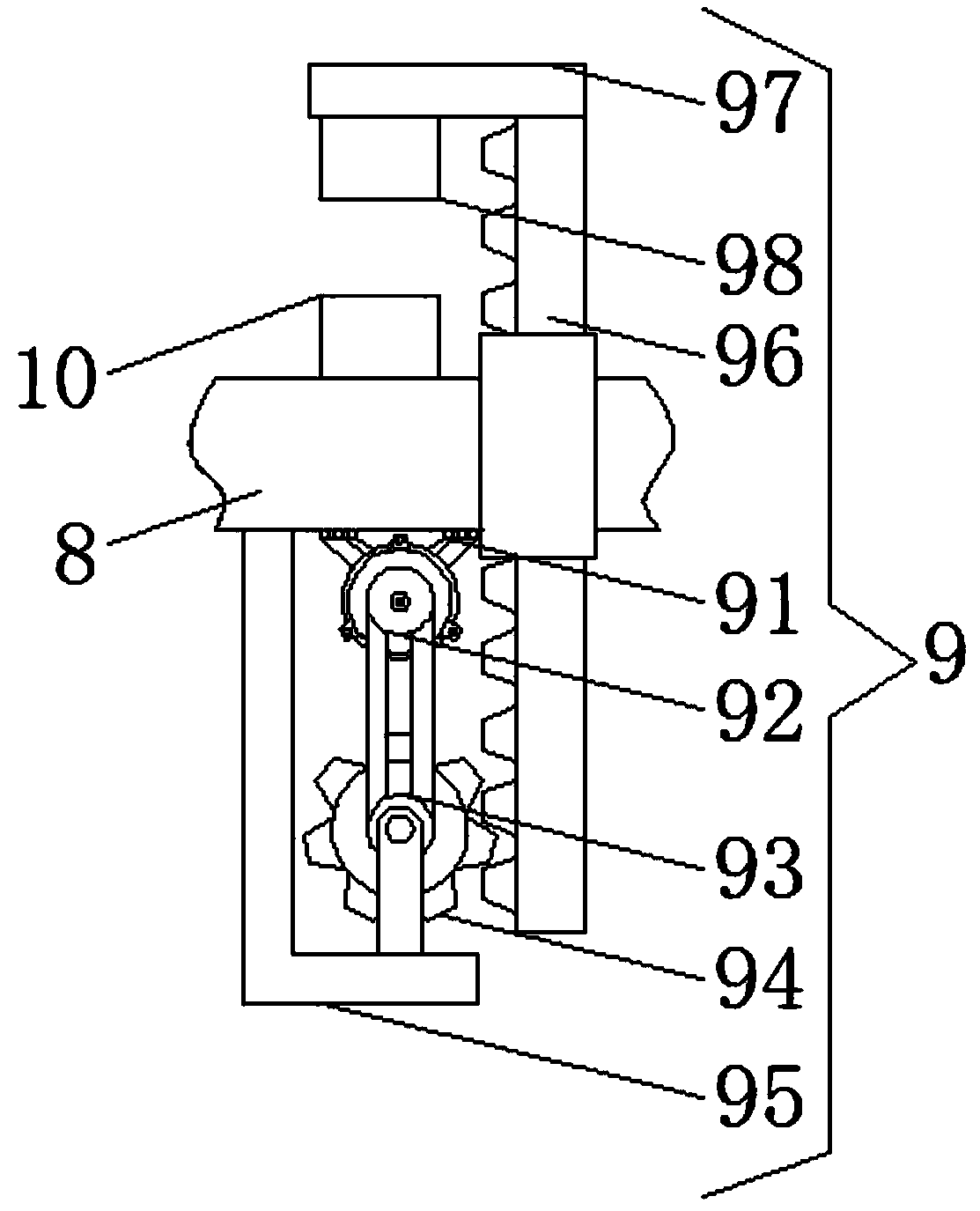 Grinding device for making ripped jeans