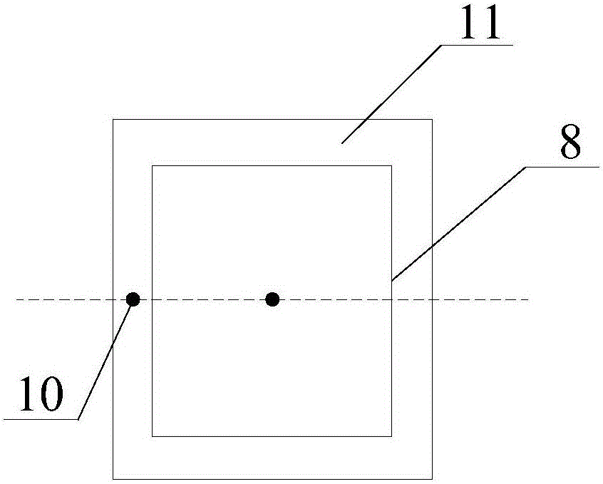 Post grouting pile indoor long-term test device for simulating underground water flowing and test method thereof