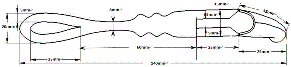 Special draw hook for forming chin