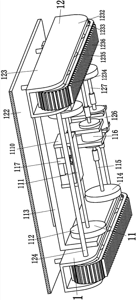 Mechanical carpet recycling and cleaning equipment for interior decoration of hotel