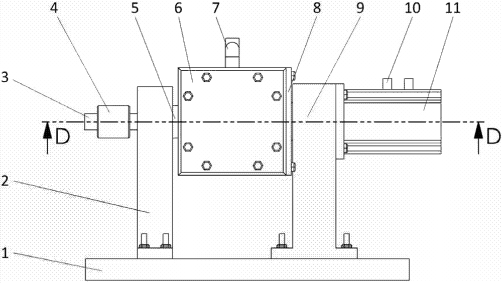 A pneumatic controllable radial impact metal rod pipe material precision cutting machine