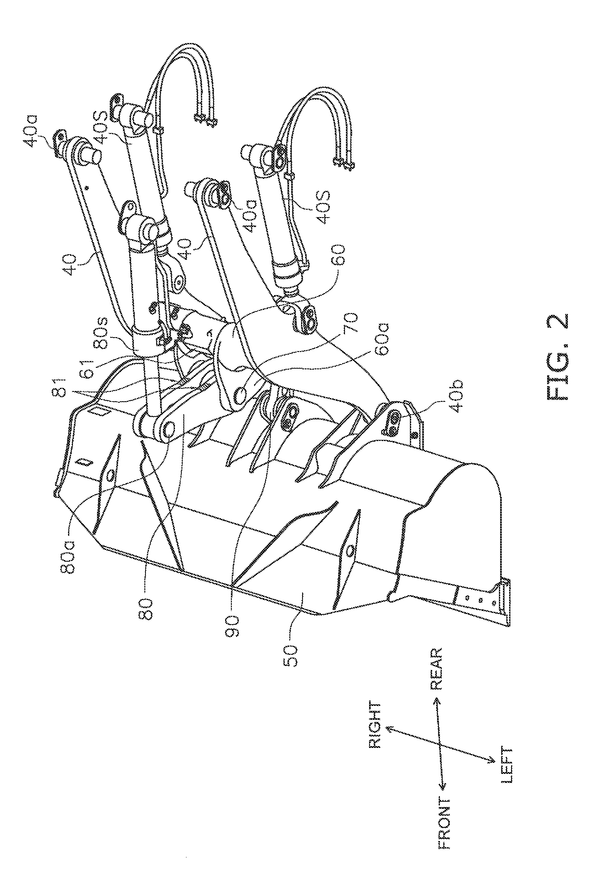 Travel damper control device for wheel loader