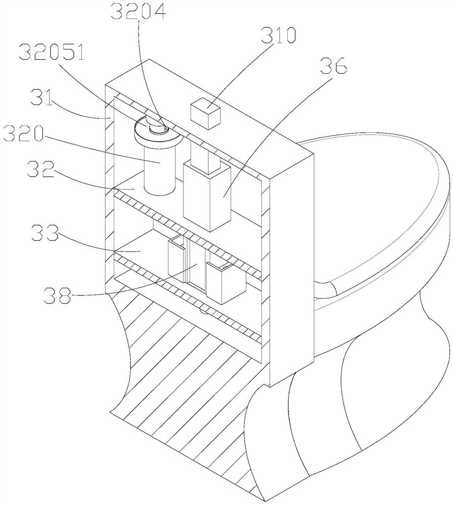 A kind of ultraviolet sterilizing toilet