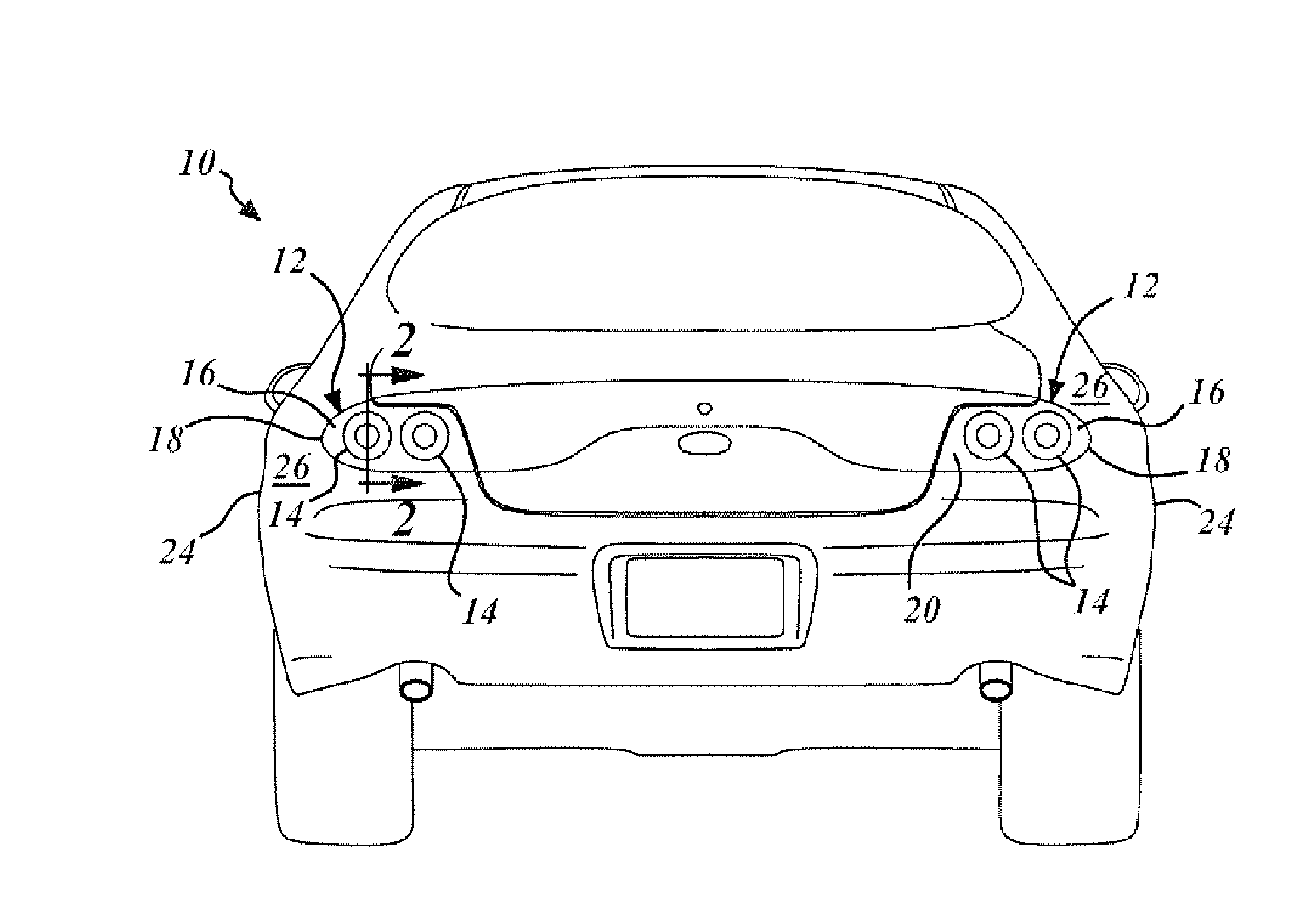 LED unit for a vehicle lamp assembly