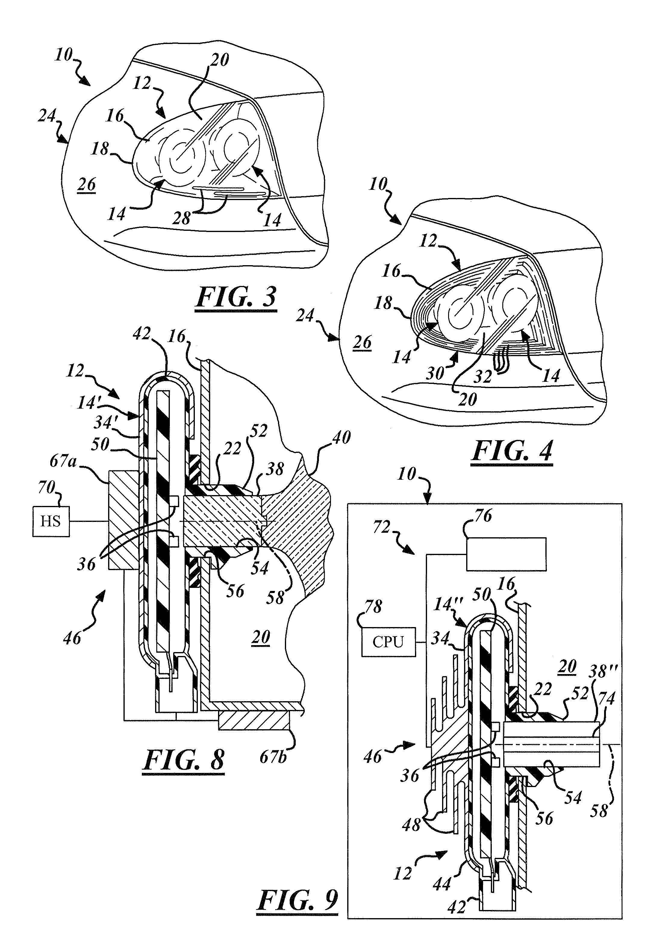 LED unit for a vehicle lamp assembly