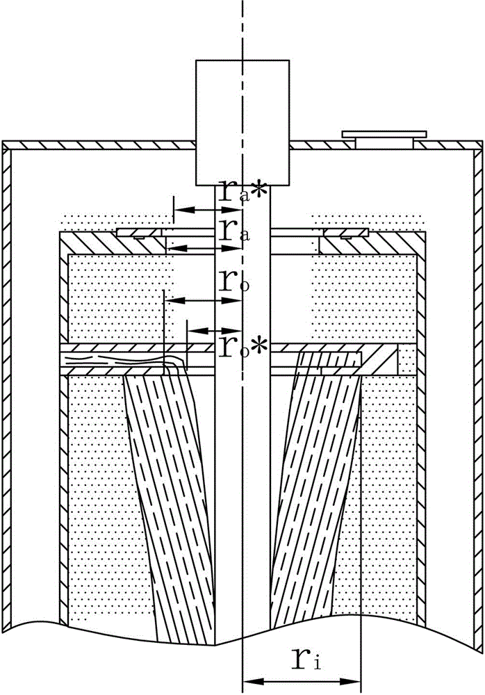 Annular space type centrifugal extractor and interface radius control method thereof