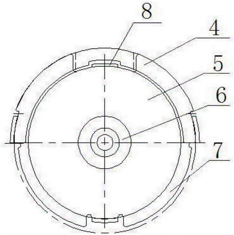 Direct-current brushless motor structure for mobile phone