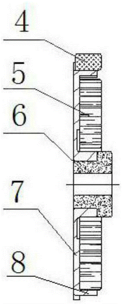 Direct-current brushless motor structure for mobile phone