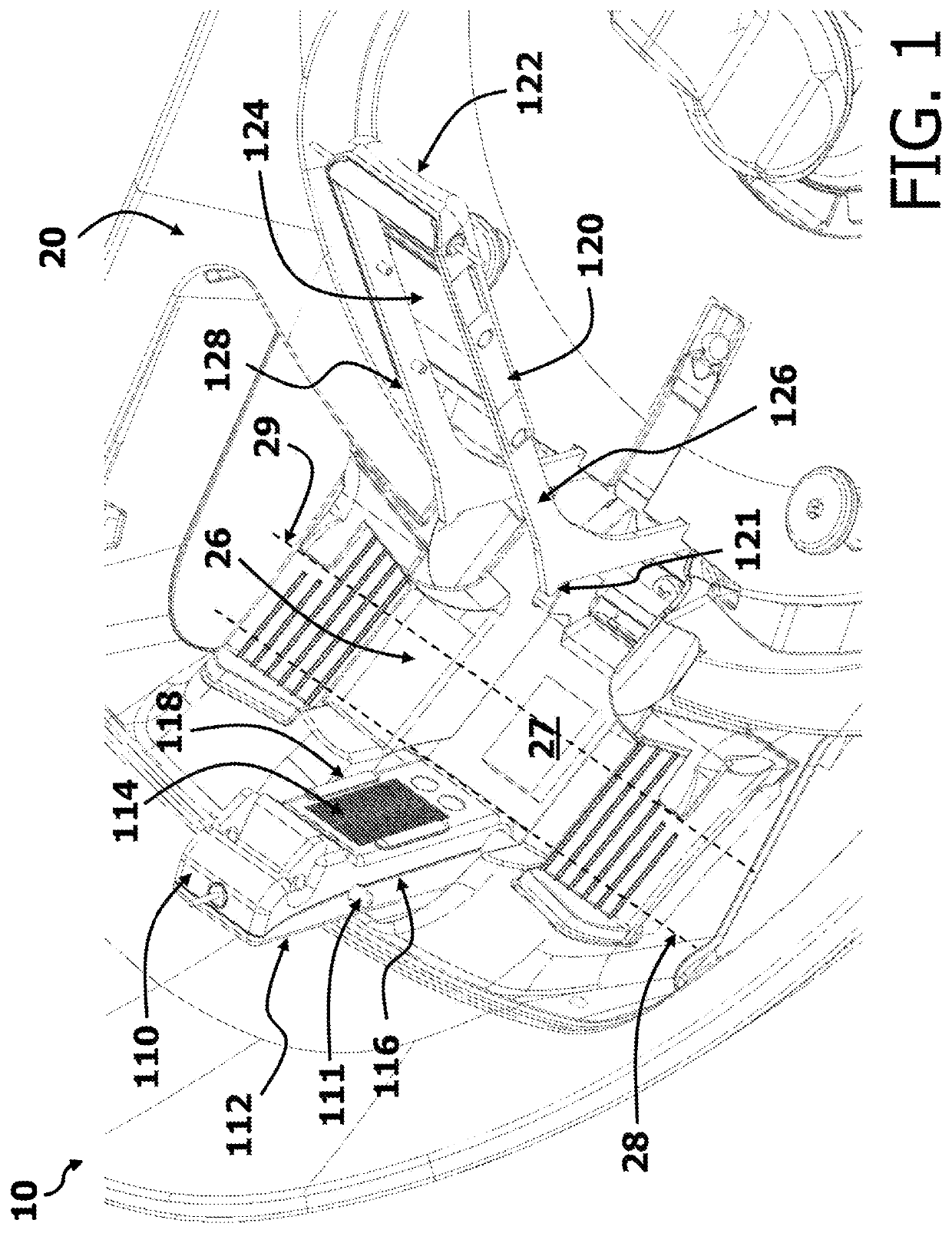 Belt Lock Off Mechanism for Child Car Seat