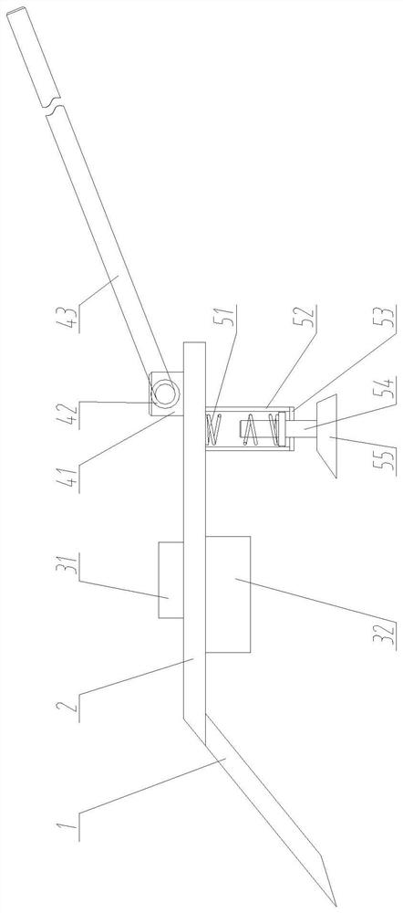 A car glass heating and snow removal device