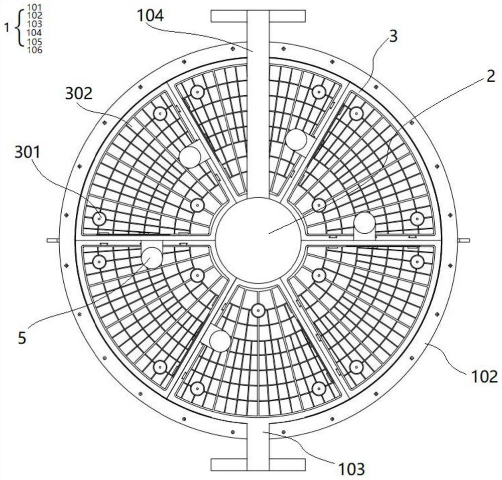 Distributed sewage equipment assembling method