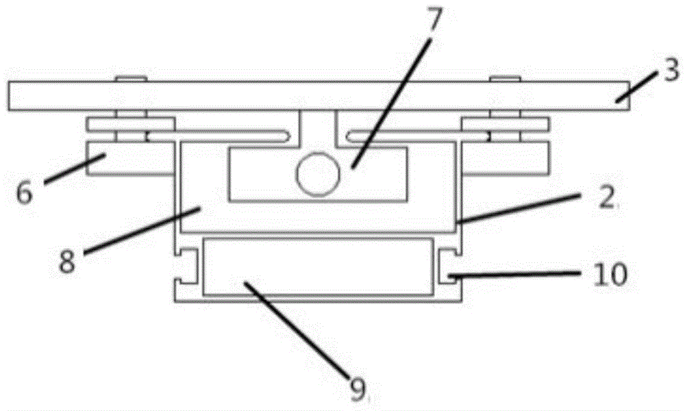 Automatic lifting monitoring camera device with automatic coiling function