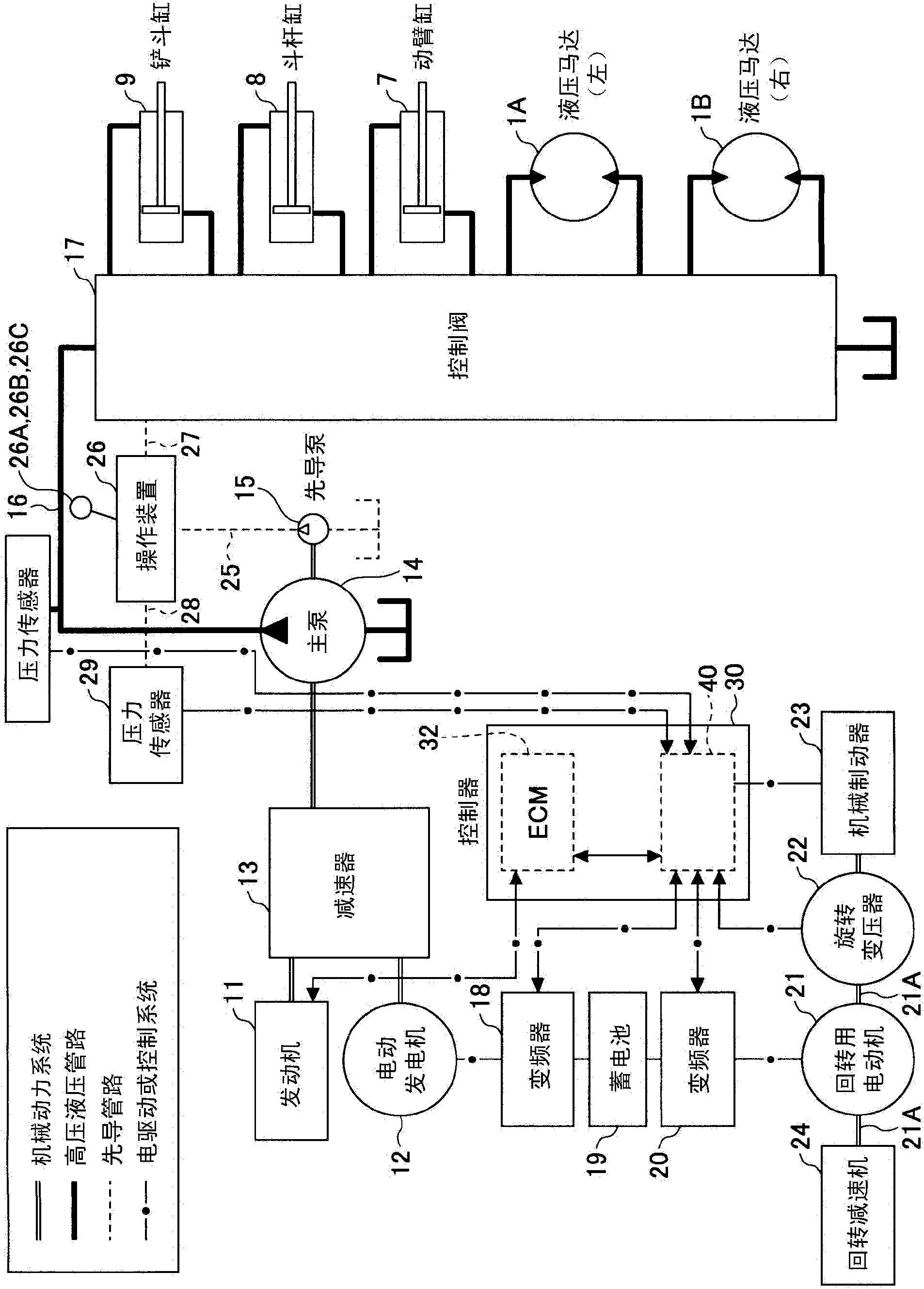 Hybrid construction machine