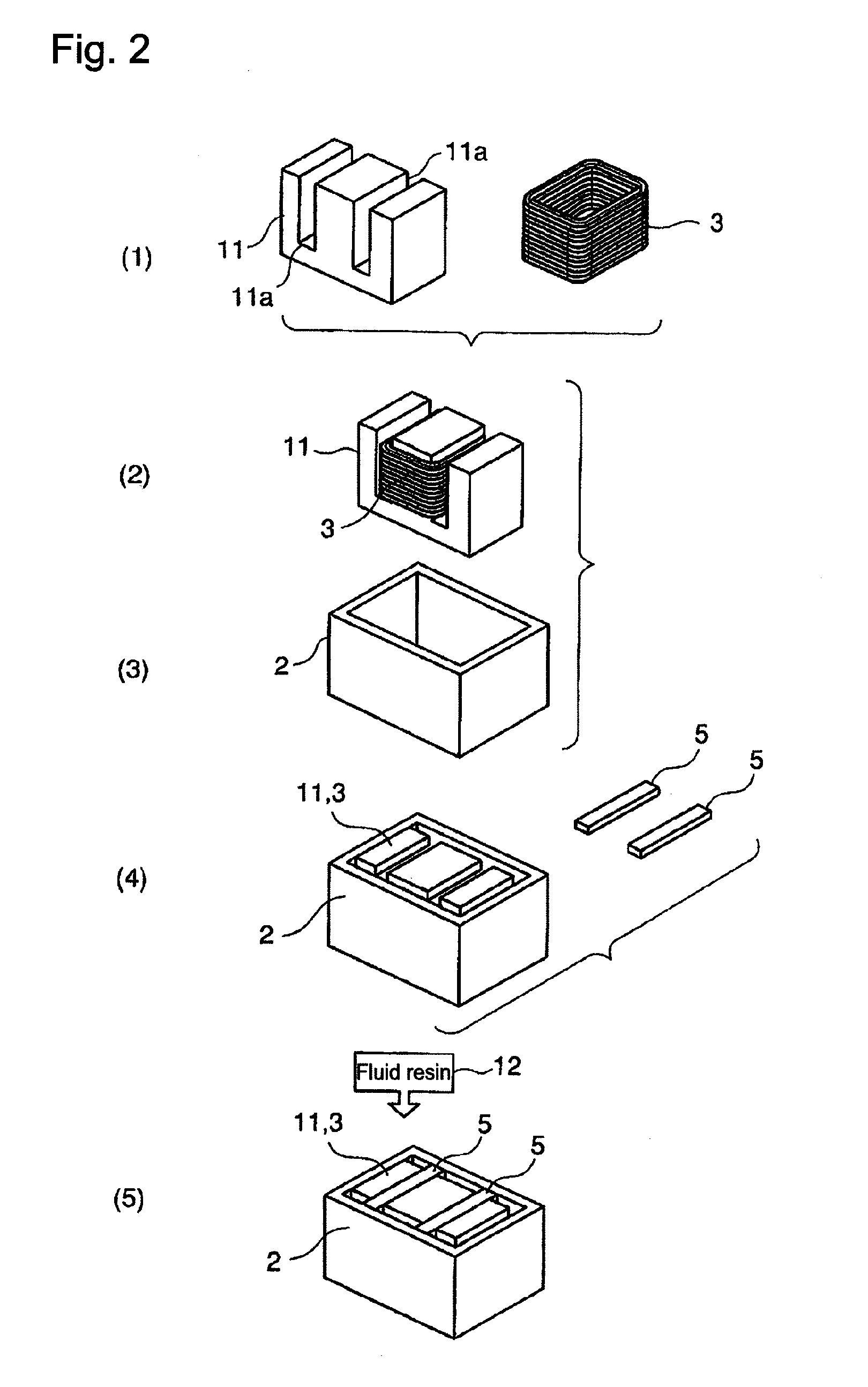 Solenoid type electromagnetic valve device