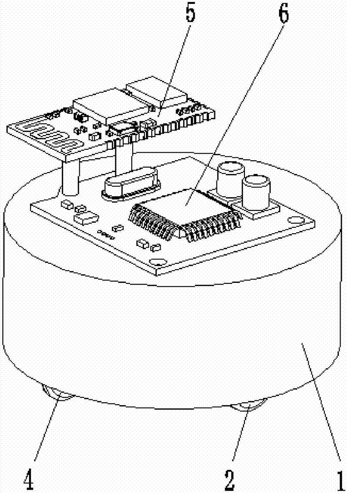 Group robot area coverage search system imitating physarum polycephalum foraging behavior