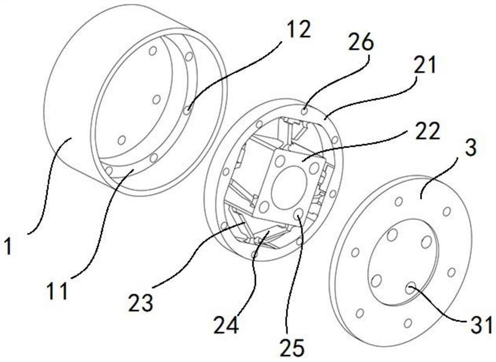 A six-dimensional force sensor