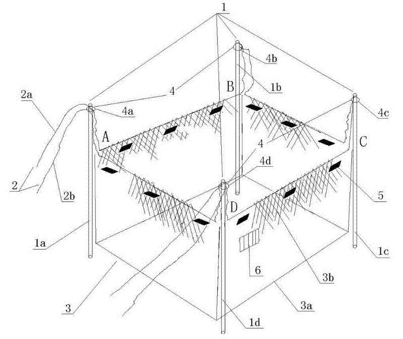 Fishing device for cultured fishes