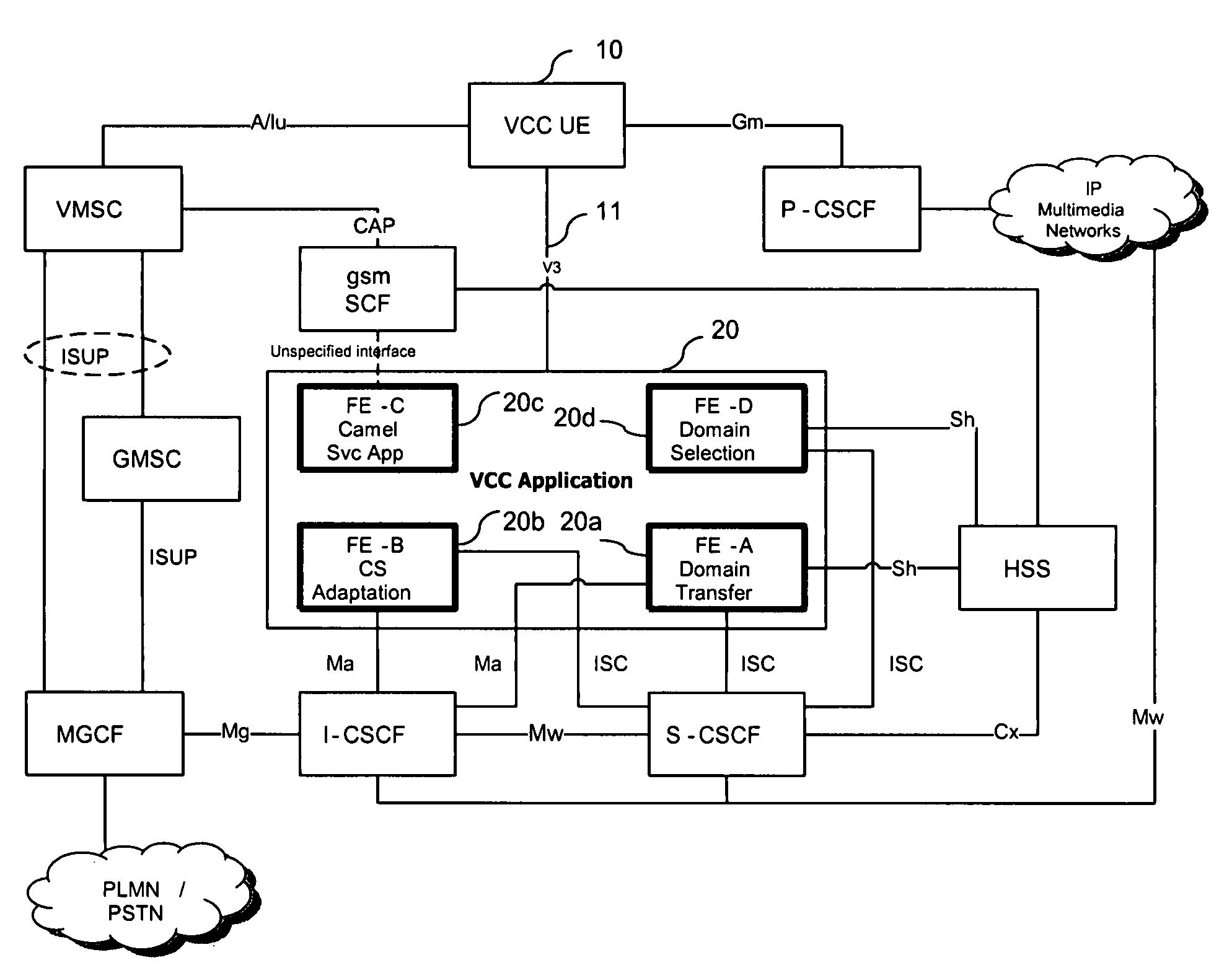 Method for placing call in voice call continuity and terminal and server thereof