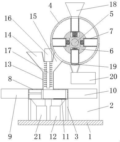 A municipal sludge energy treatment device and its working method