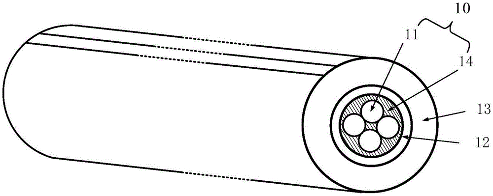 A conductor with a built-in multi-stranded core that reduces AC resistance