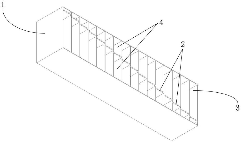 A variable gradient powder supply device for slm gradient metal printing