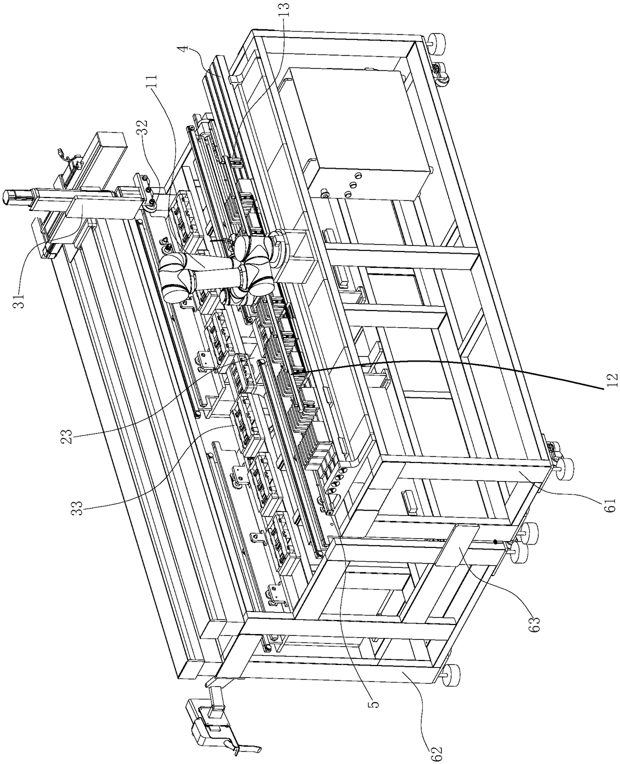 Assembling equipment and assembling method of LED strip lamp lens